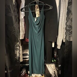 Windsor Teal Maxi Dress